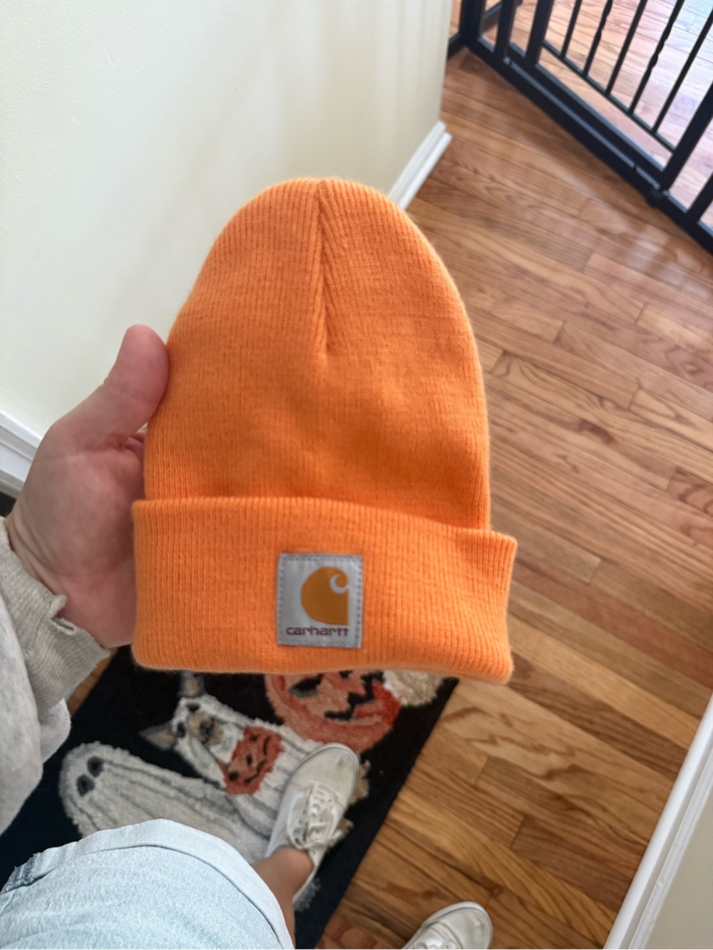 Carhartt Kids Bright Orange Cuffed Beanie